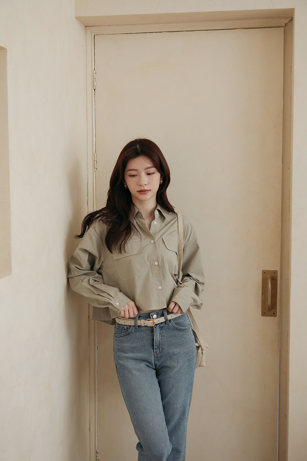 HEALER Made 高級手感<寬版> 金釦牛皮皮帶