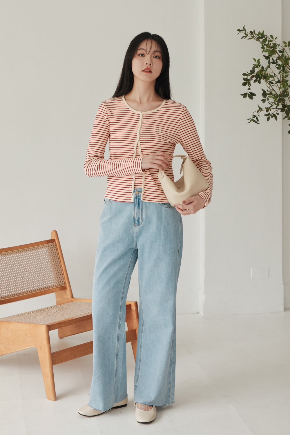 HEALER Made 上乘之作 細條紋長袖小外套