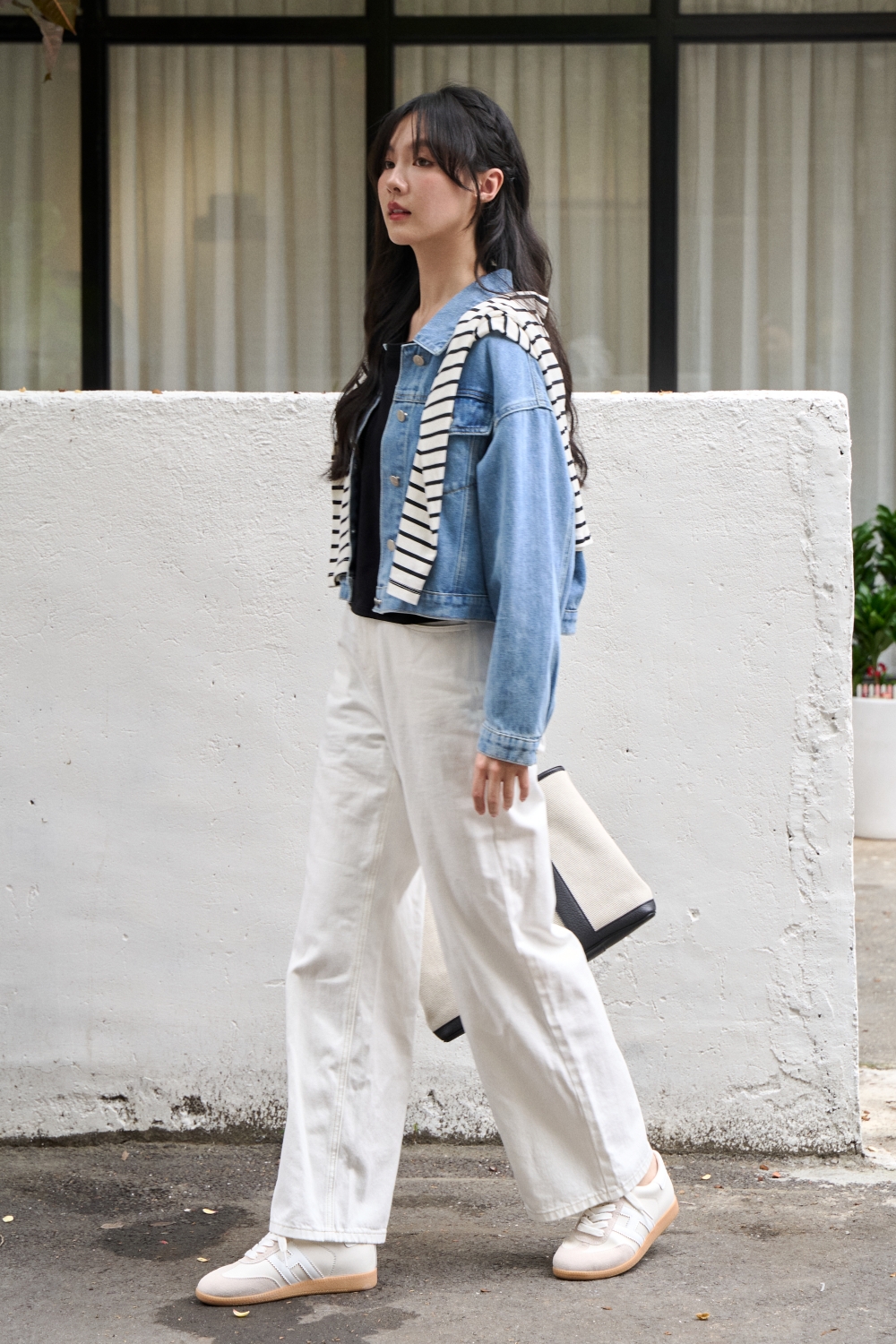 通勤鞋All Day H真皮拼接德訓鞋