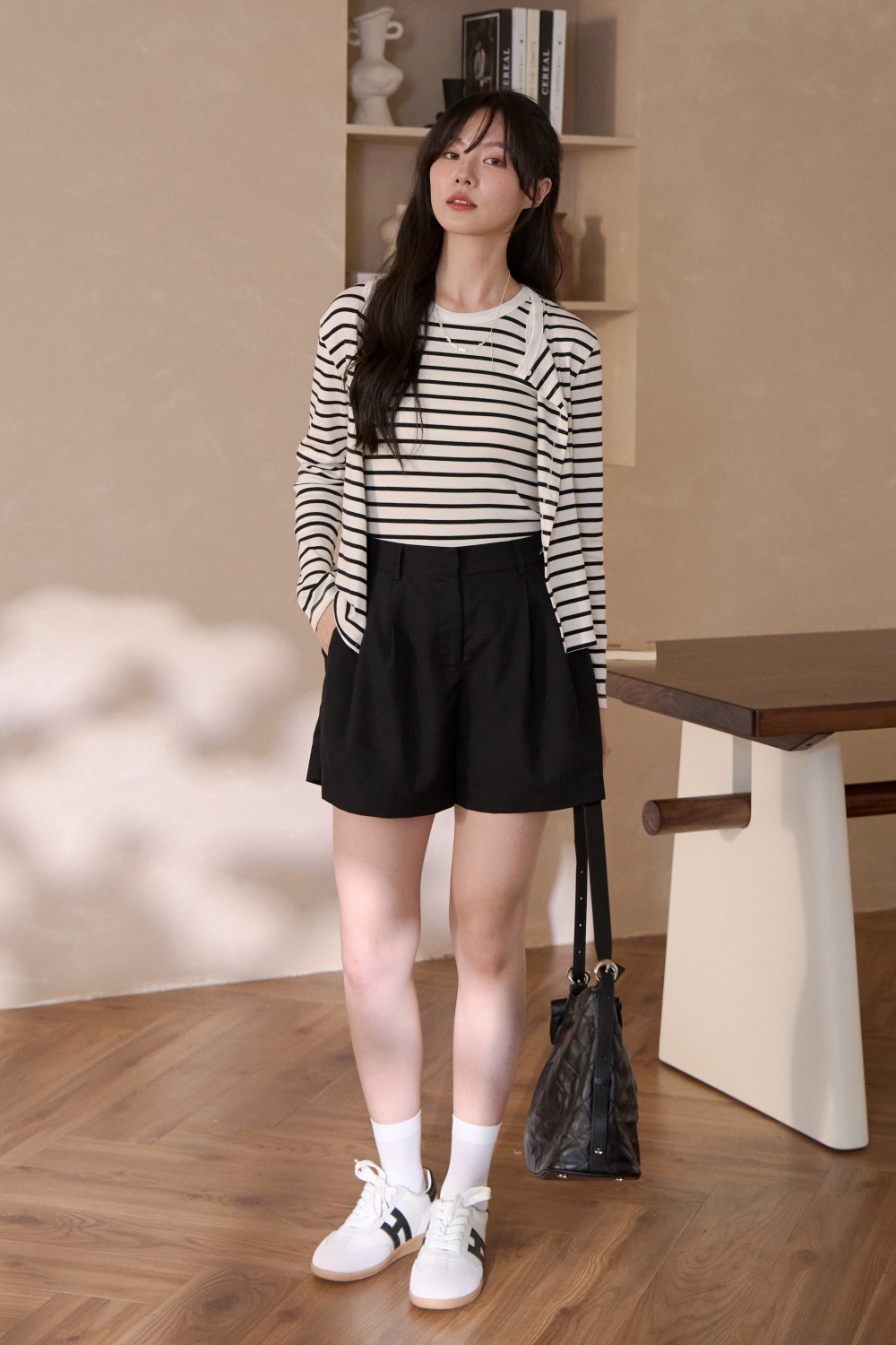 通勤鞋All Day H真皮拼接德訓鞋