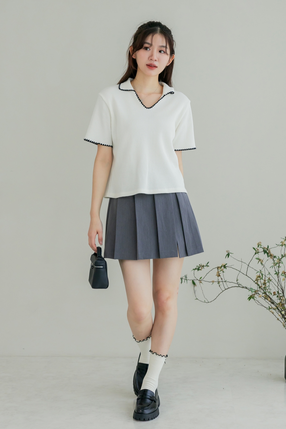 HEALER Made 好Young穿搭 百褶短褲裙