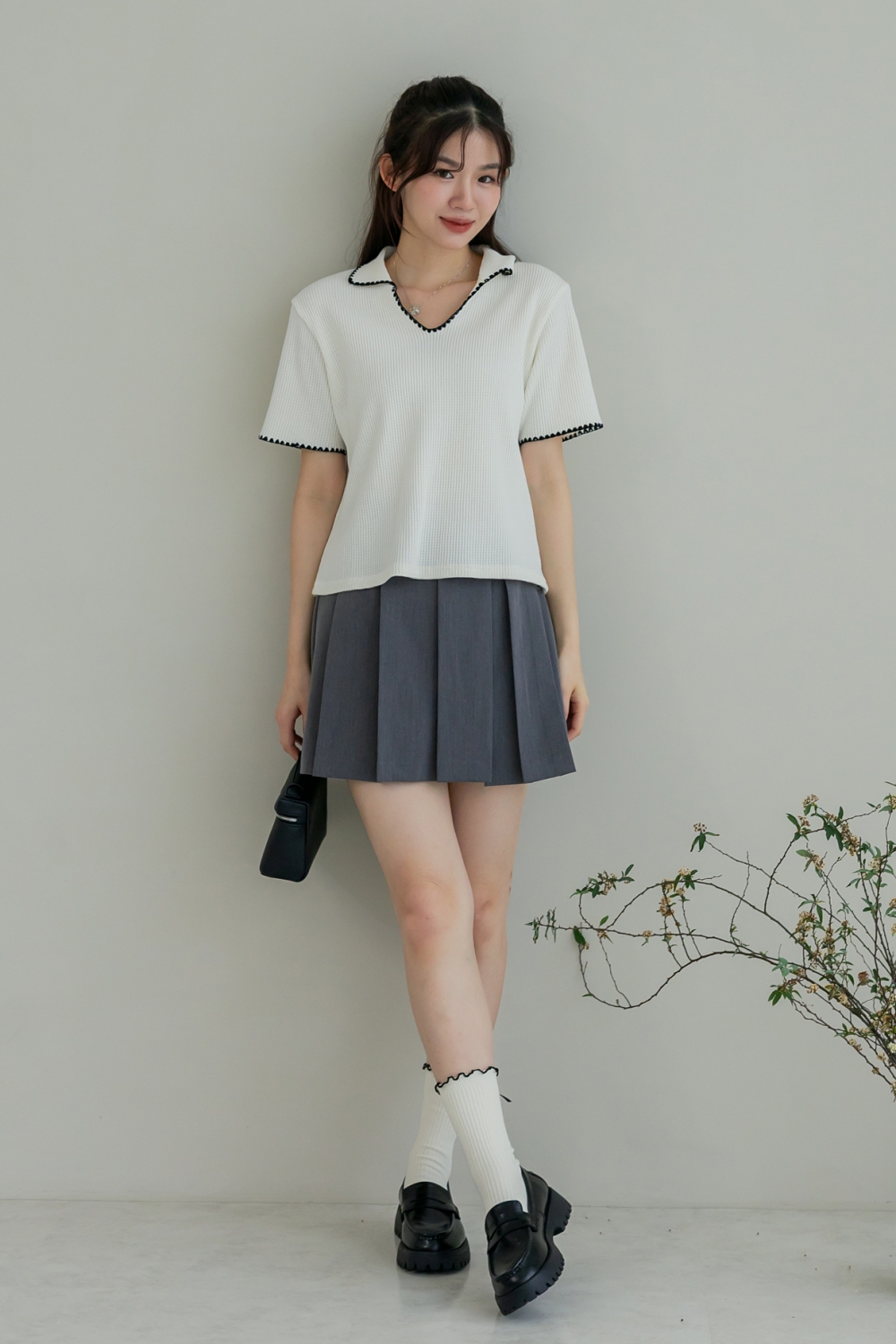 HEALER Made 好Young穿搭 百褶短褲裙