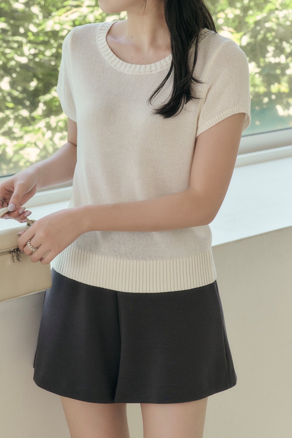 HEALER Made 精緻女孩 小包袖輕薄針織衫