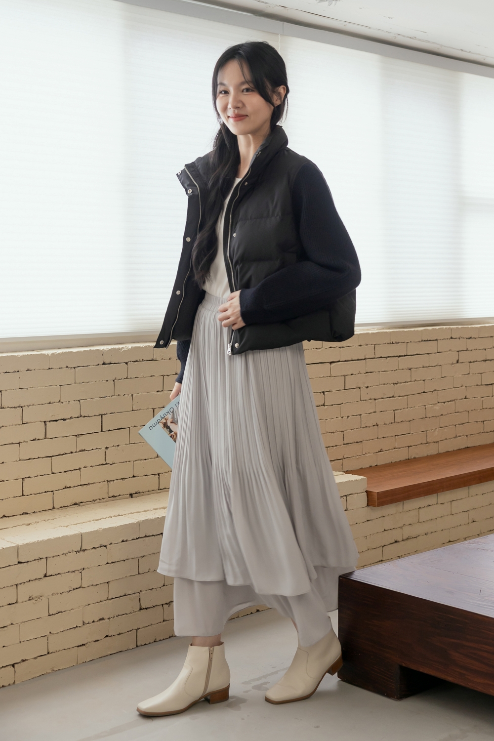 HEALER Made 可遇不可求 針織拼袖羽絨棉外套