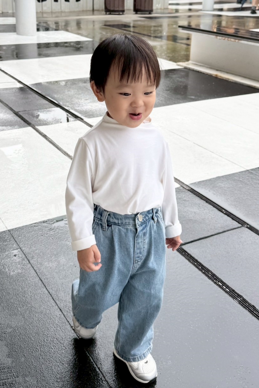 HEALER Made 奶油雲朵衣(小童款) 親膚軟Q磨毛垂領上衣