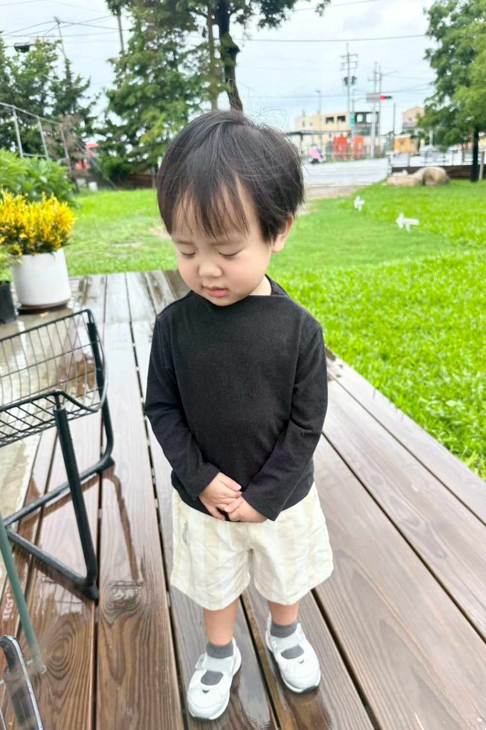 HEALER Made 奶油雲朵衣(小童款) 親膚軟Q磨毛垂領上衣