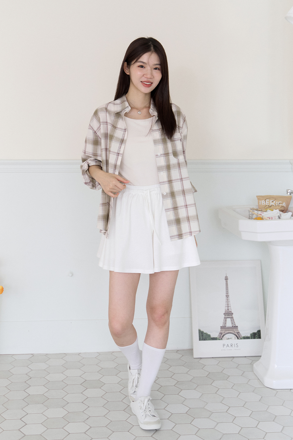 HEALER Made 溫柔時光 格紋寬鬆襯衫