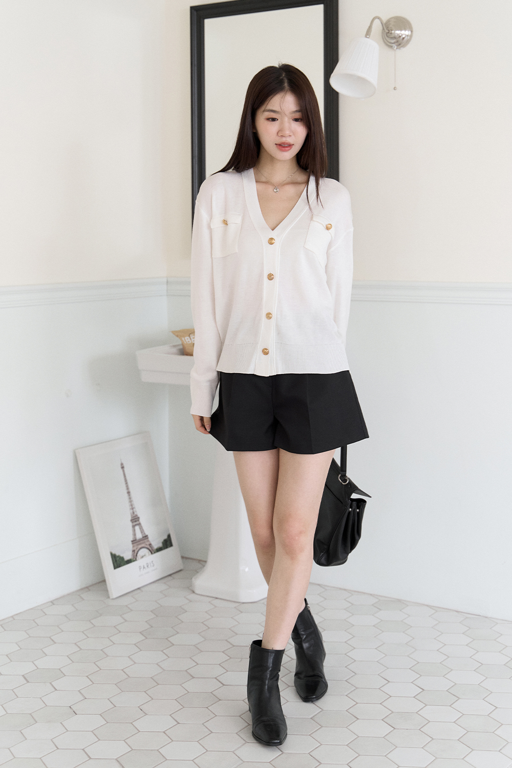 一褲搞定 修身單摺西裝短褲