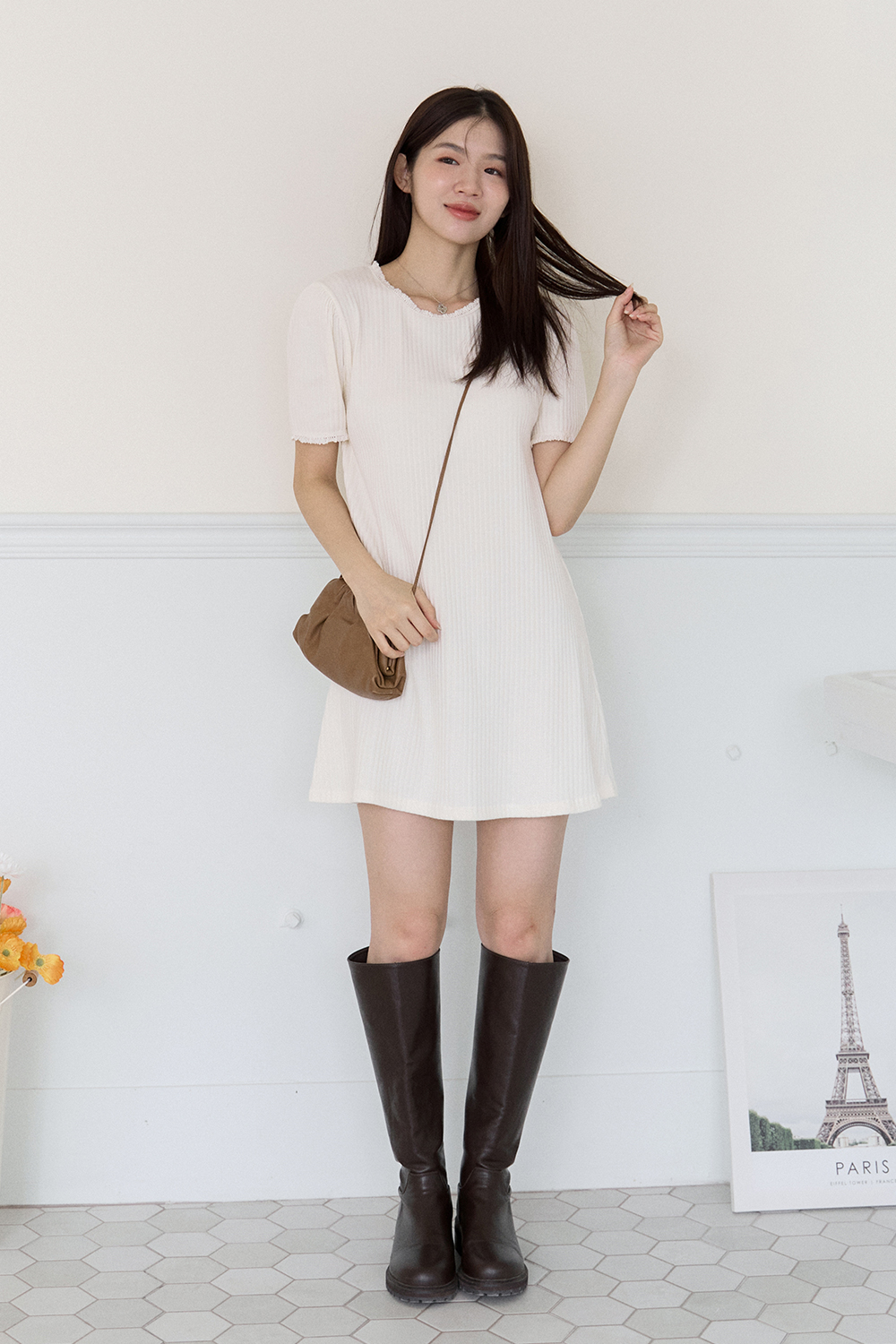 筆直小心機 厚底拉鍊長靴(※僅提供宅配寄送)