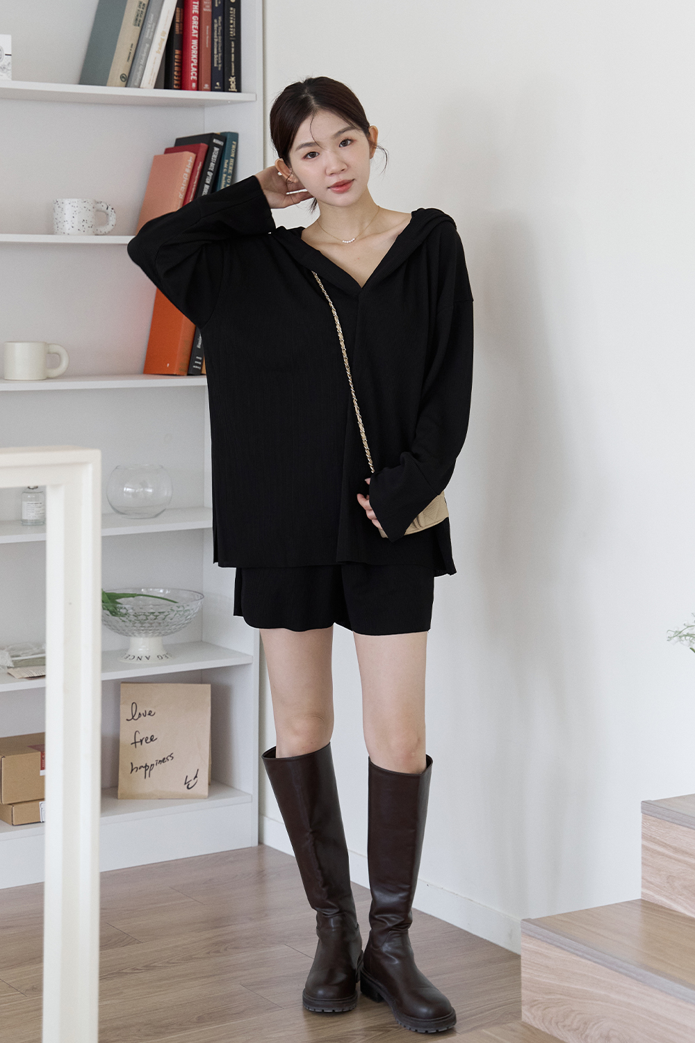 筆直小心機 厚底拉鍊長靴(※僅提供宅配寄送)