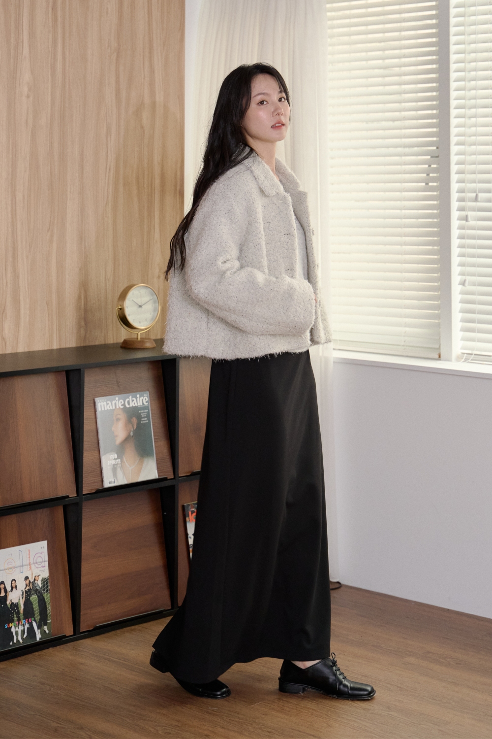 HEALER Made 長腿姐姐 彈性後開衩修身長裙