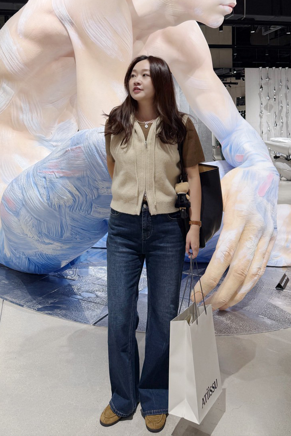 HEALER Made 長腿精靈 前中線輕磨毛靴型牛仔褲