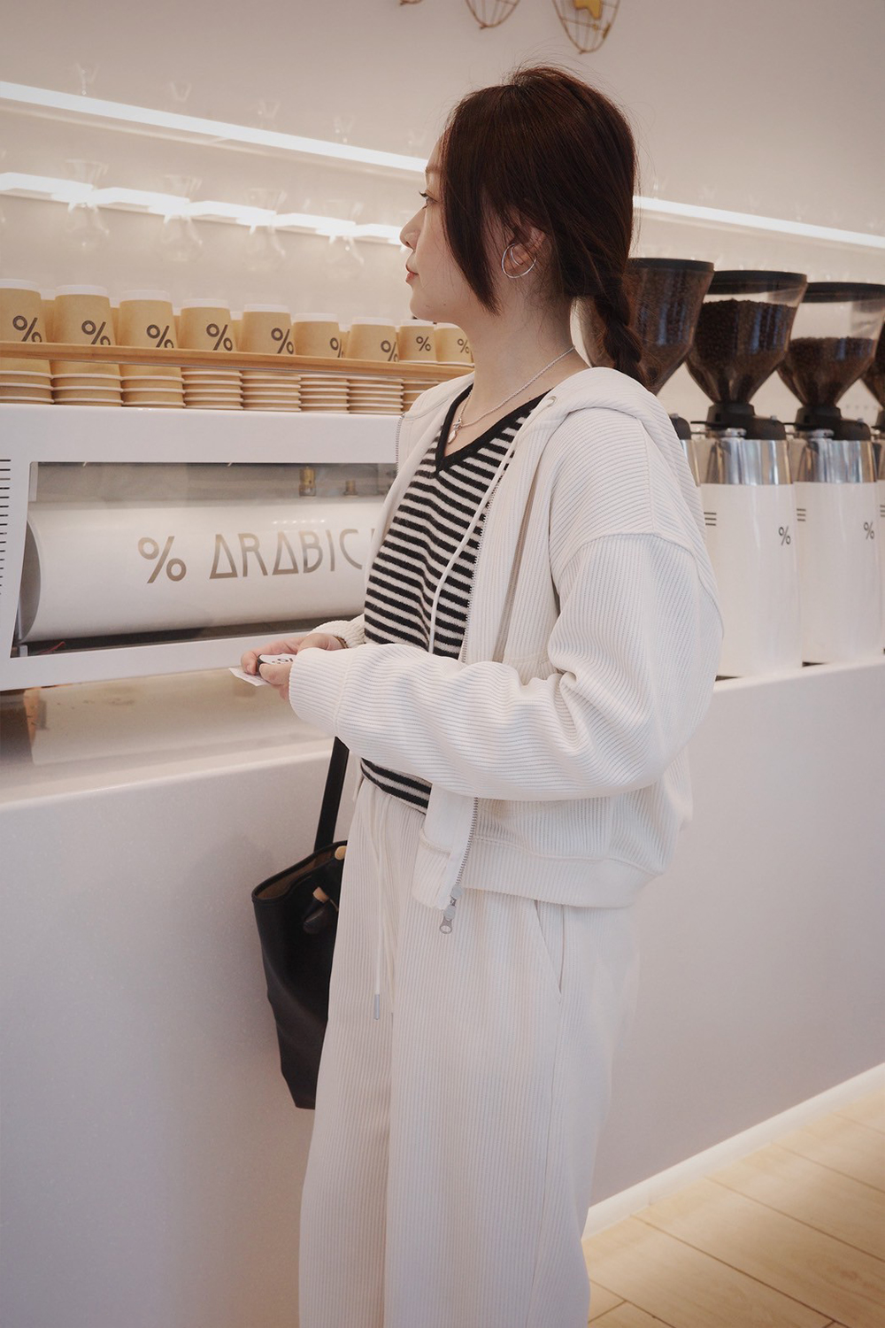 HEALER Made 燈芯絨連帽拉鍊外套寬褲套裝