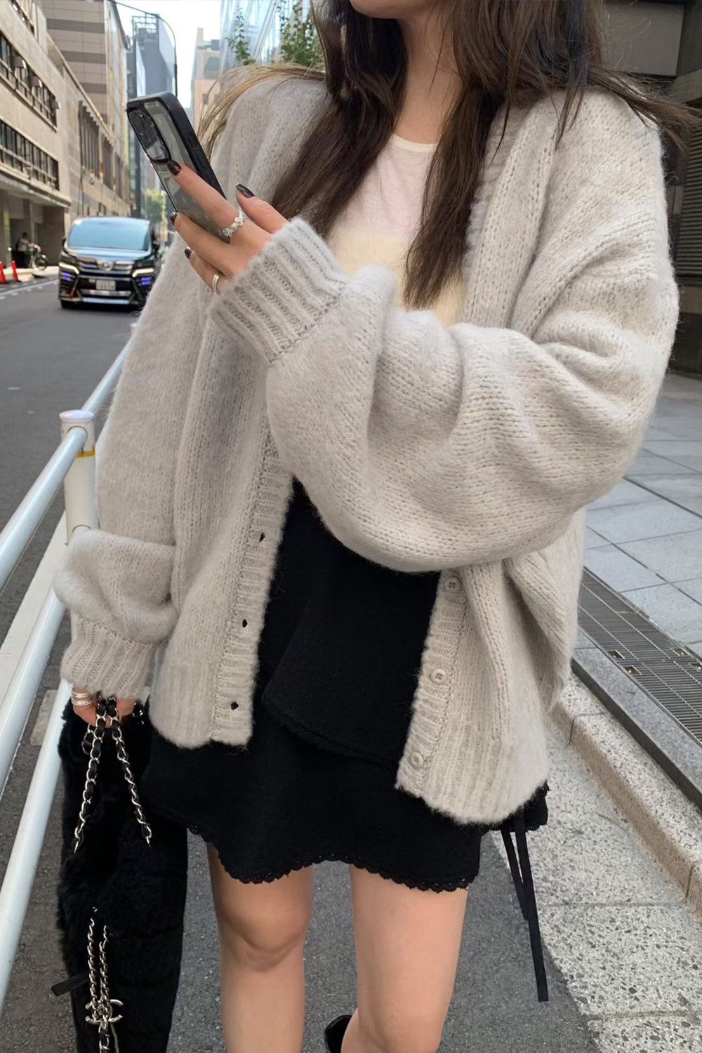 一片雲彩 慵懶寬鬆羊毛外套