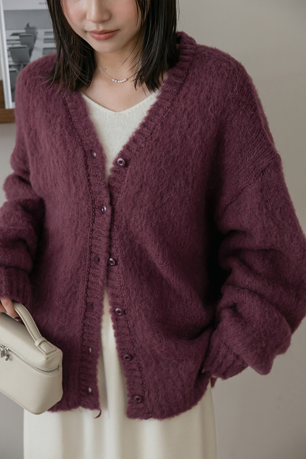 一片雲彩 慵懶寬鬆羊毛外套