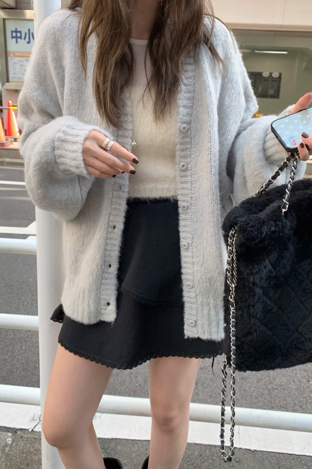 一片雲彩 慵懶寬鬆羊毛外套