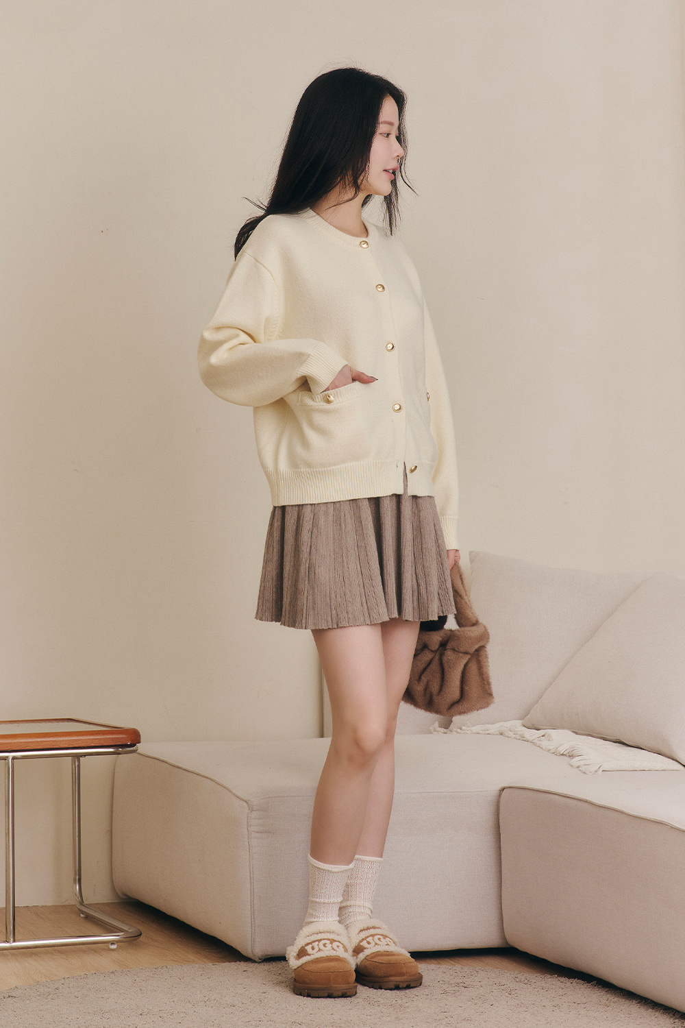 HEALER Made 簡奢 質感金釦針織外套