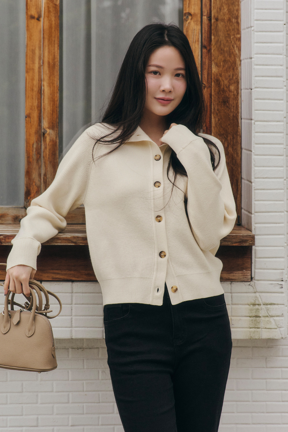 HEALER Made 儀式感生活 翻領開襟針織外套