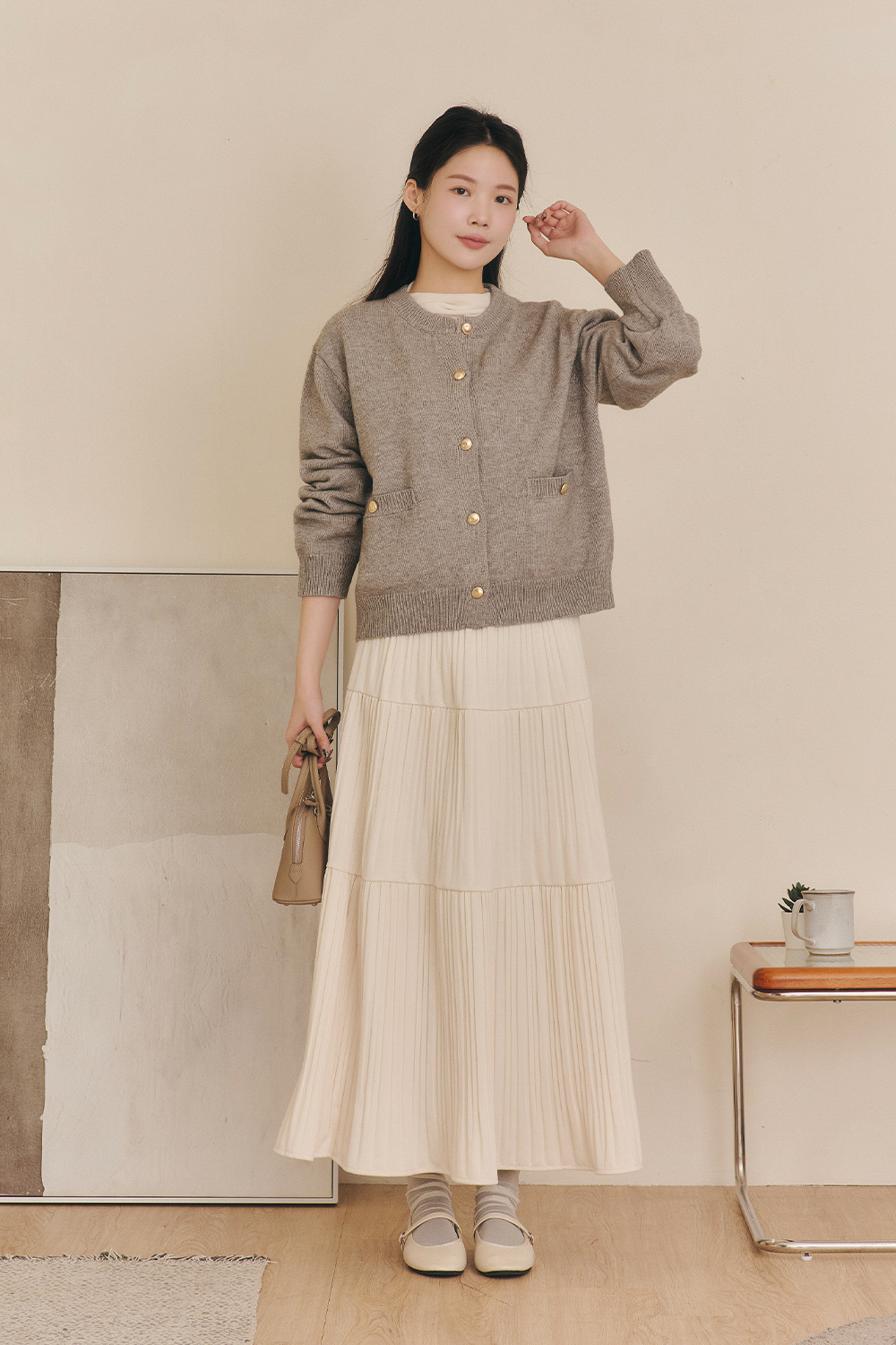 HEALER Made 燭光派對 絲絨垂領捲邊上衣