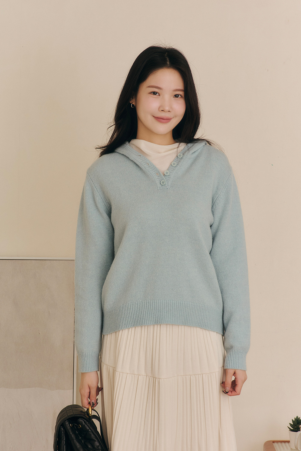 HEALER Made 燭光派對 絲絨垂領捲邊上衣