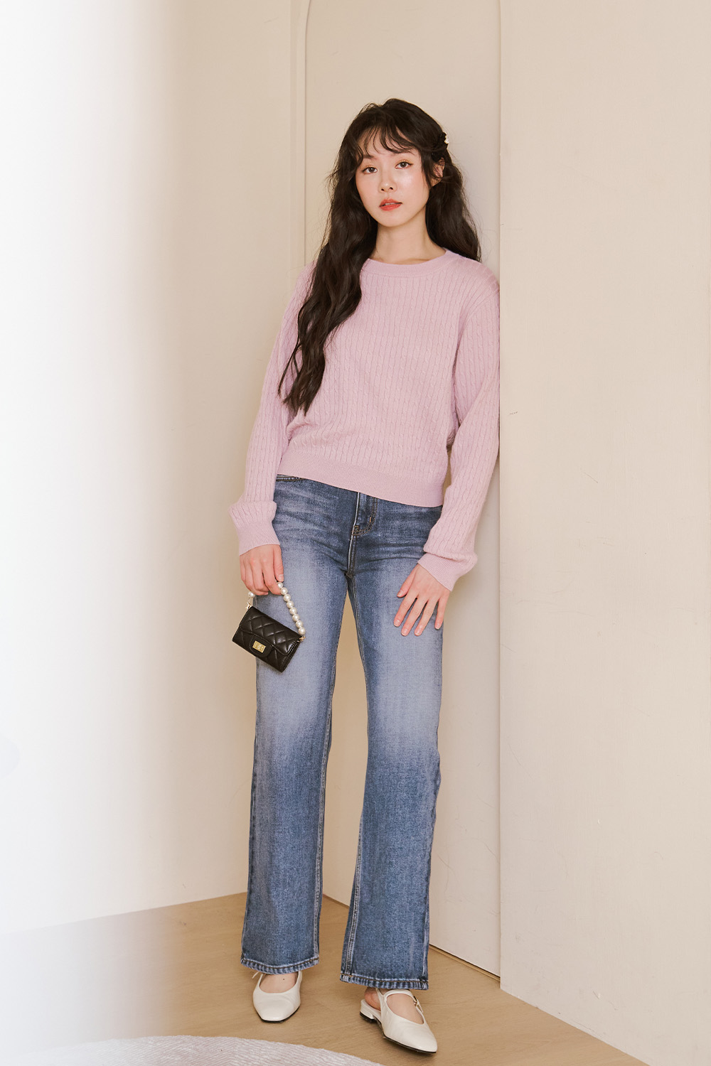 HEALER Made 創造經典 圓領麻花針織衫