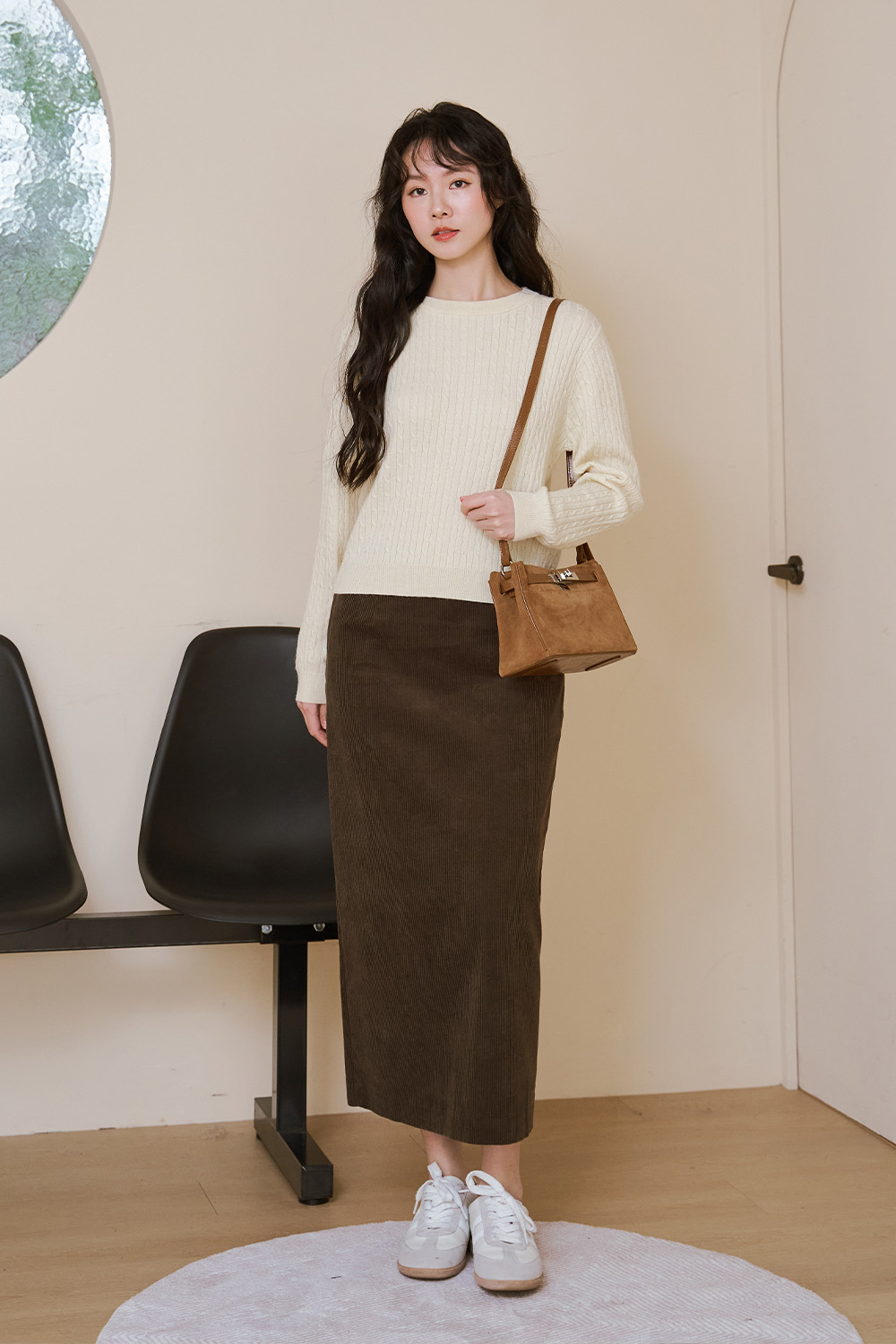 HEALER Made 創造經典 圓領麻花針織衫