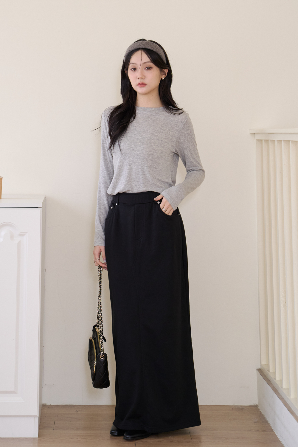 HEALER Made 曼哈頓奇遇 棉質休閒長裙