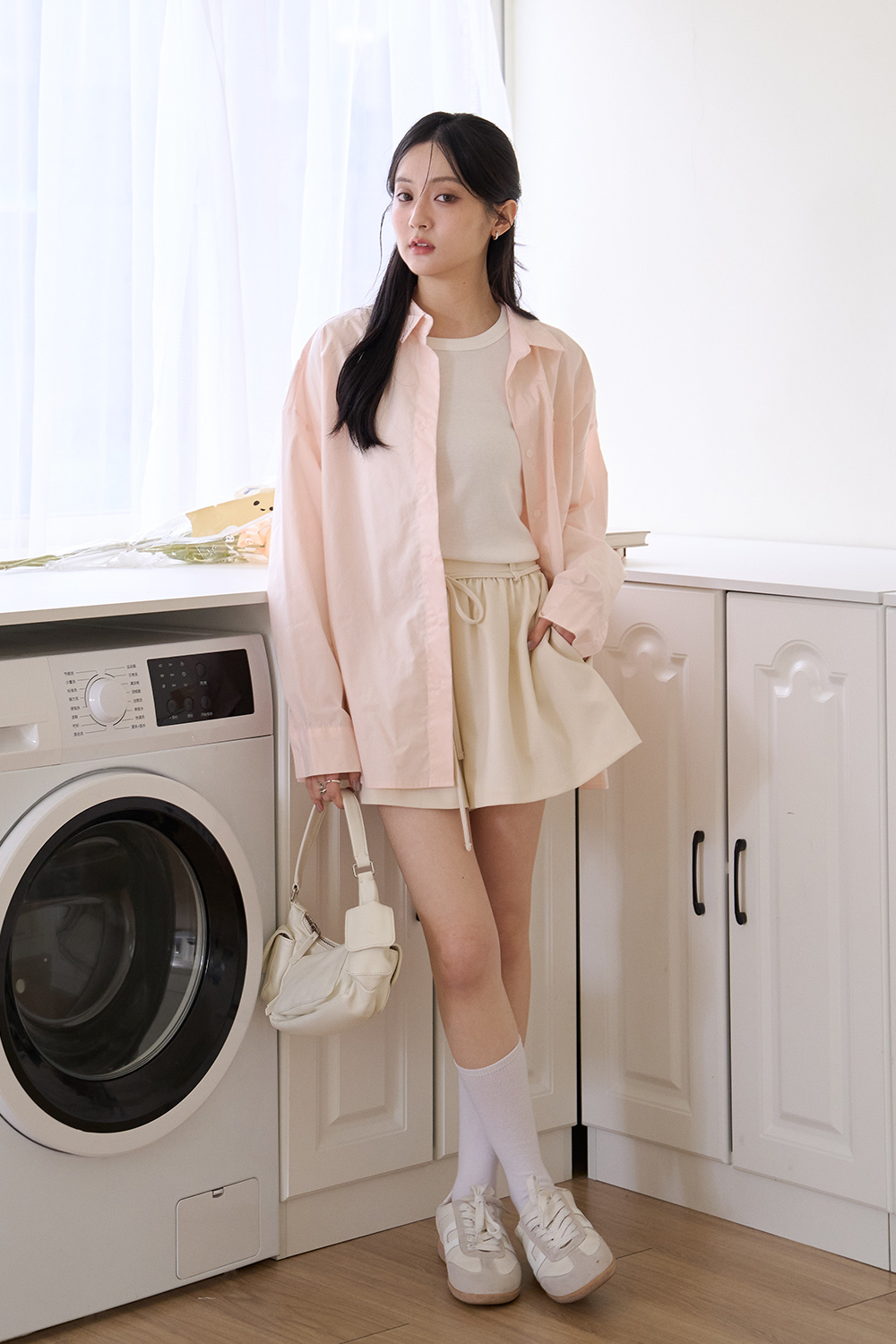 春日序曲 寬鬆剪裁襯衫