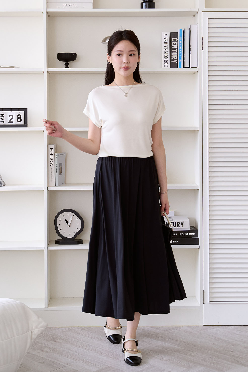 HEALER Made 清潭洞女神 垂領短袖上衣