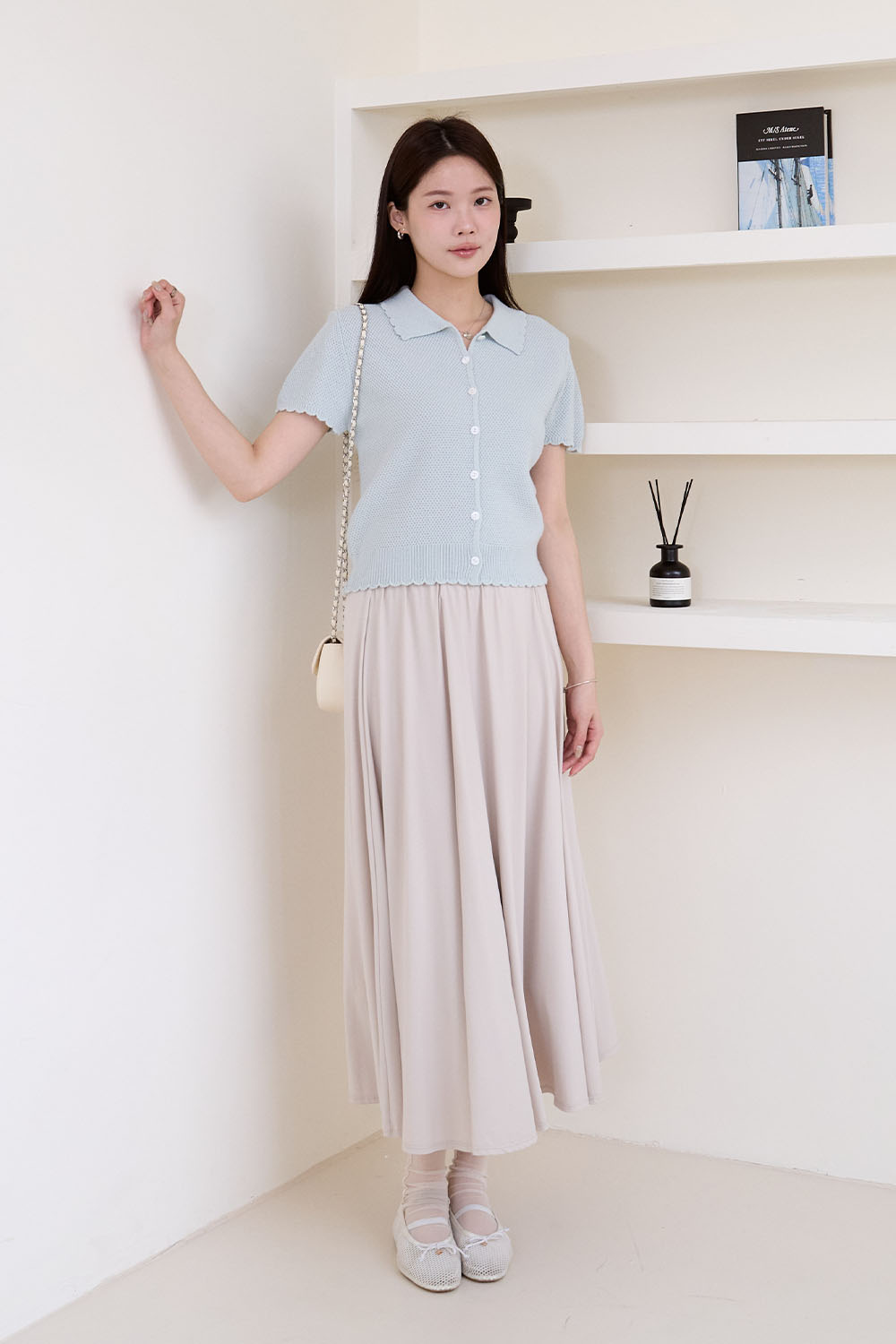 HEALER Made 透心涼 超涼感顯瘦傘襬長裙