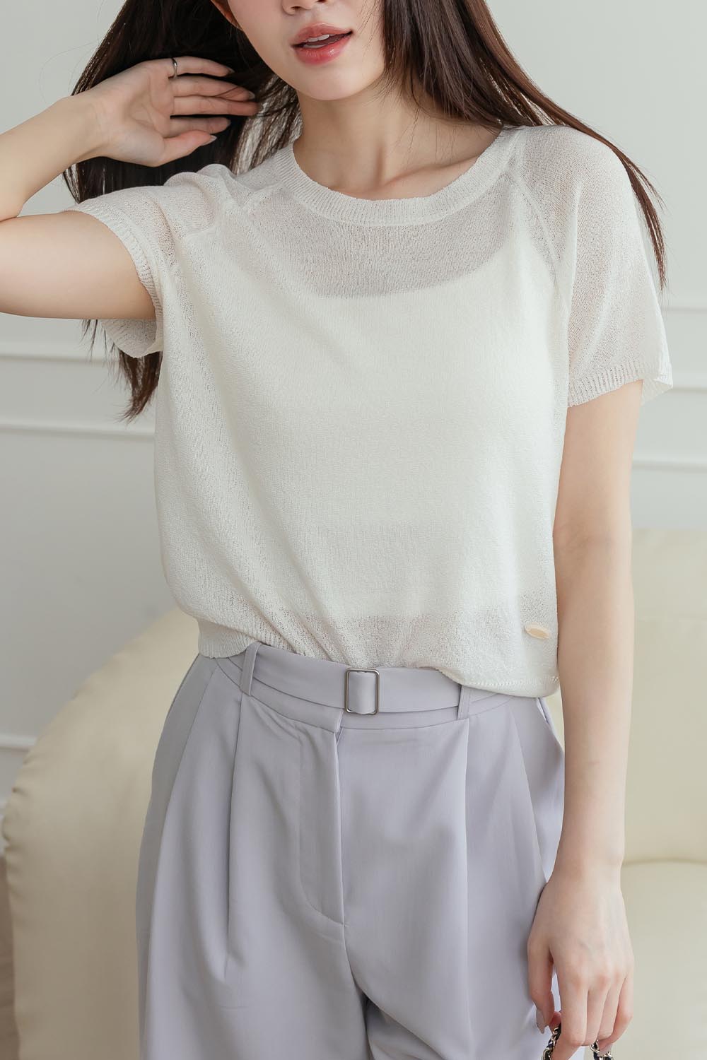 HEALER Made 沁涼仲夏 輕薄短袖針織衫