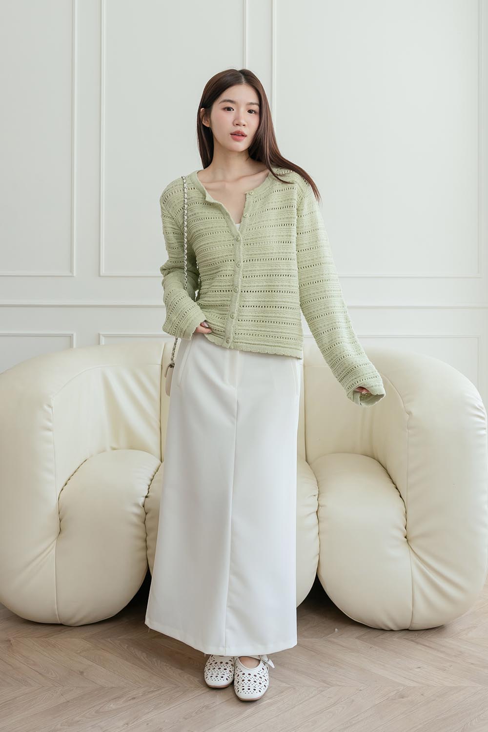 氣質滿分 修身直筒西裝裙