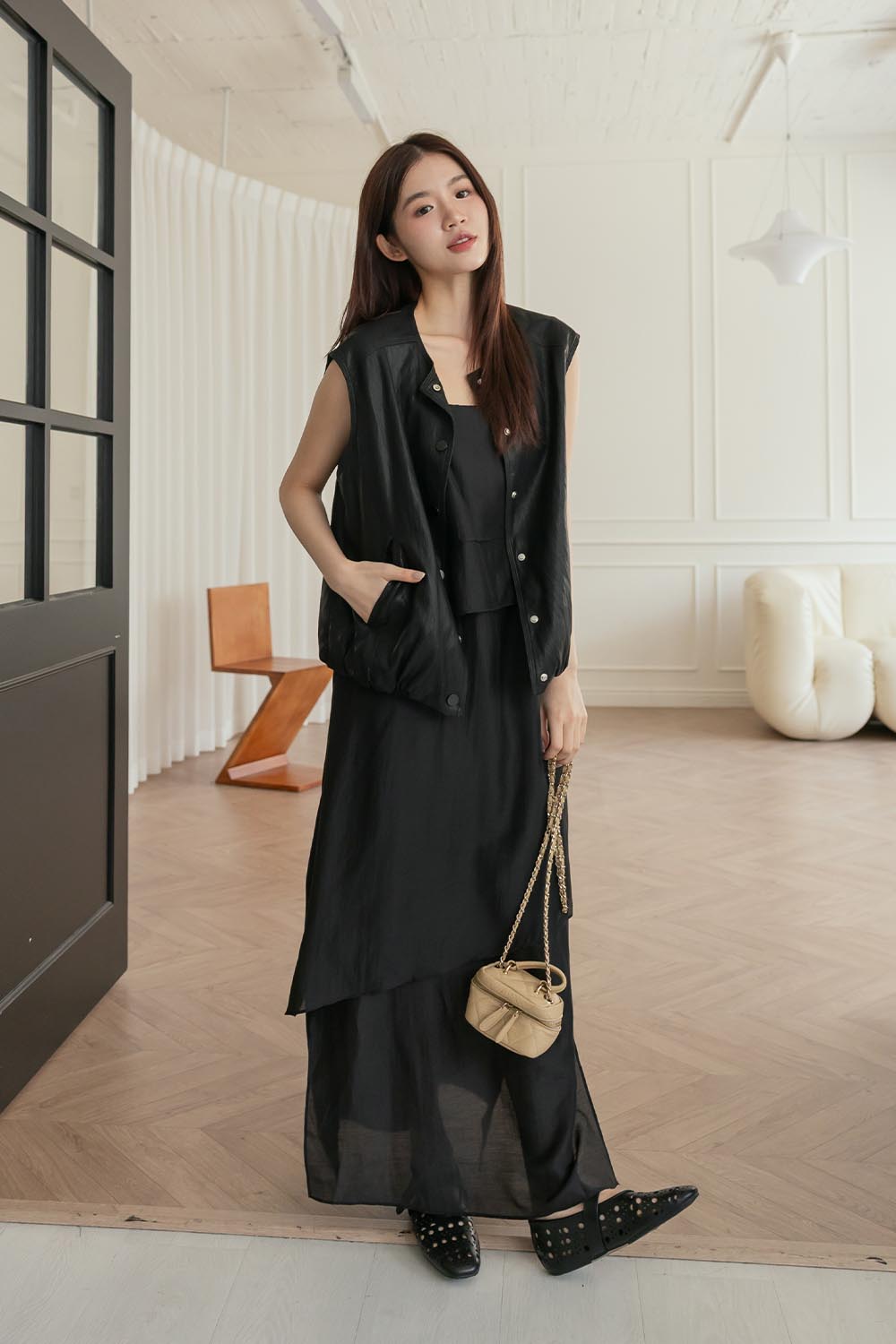 日落以後 簍空洞洞瑪莉珍鞋