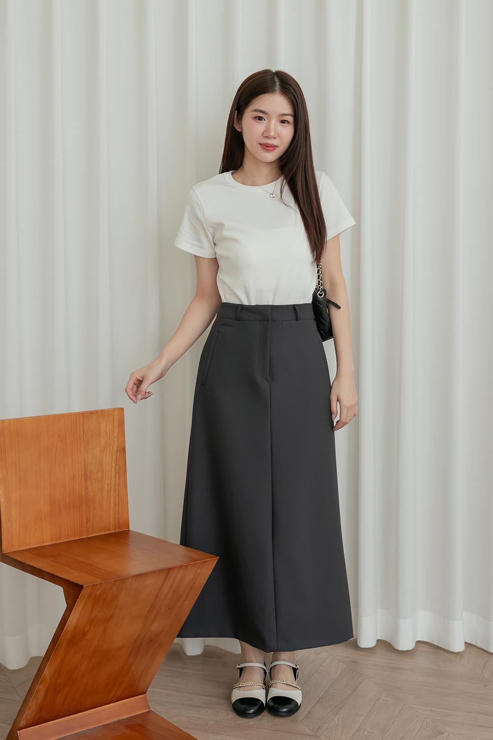 名媛排場 小香風金鍊瑪莉珍鞋