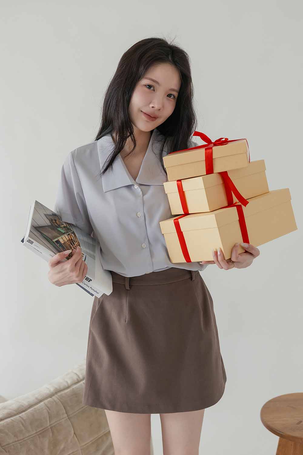 HEALER Made 韓製新色美人襯衫 不易皺翻領短袖襯衫