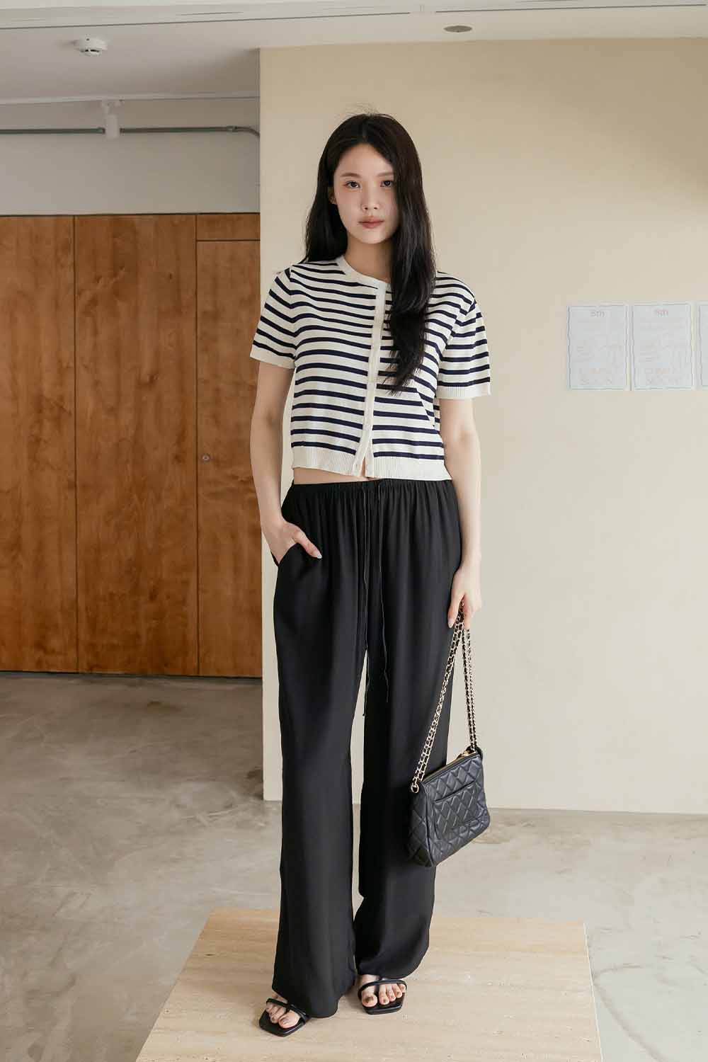 HEALER Made 快樂神仙 簡約涼感不易皺寬褲