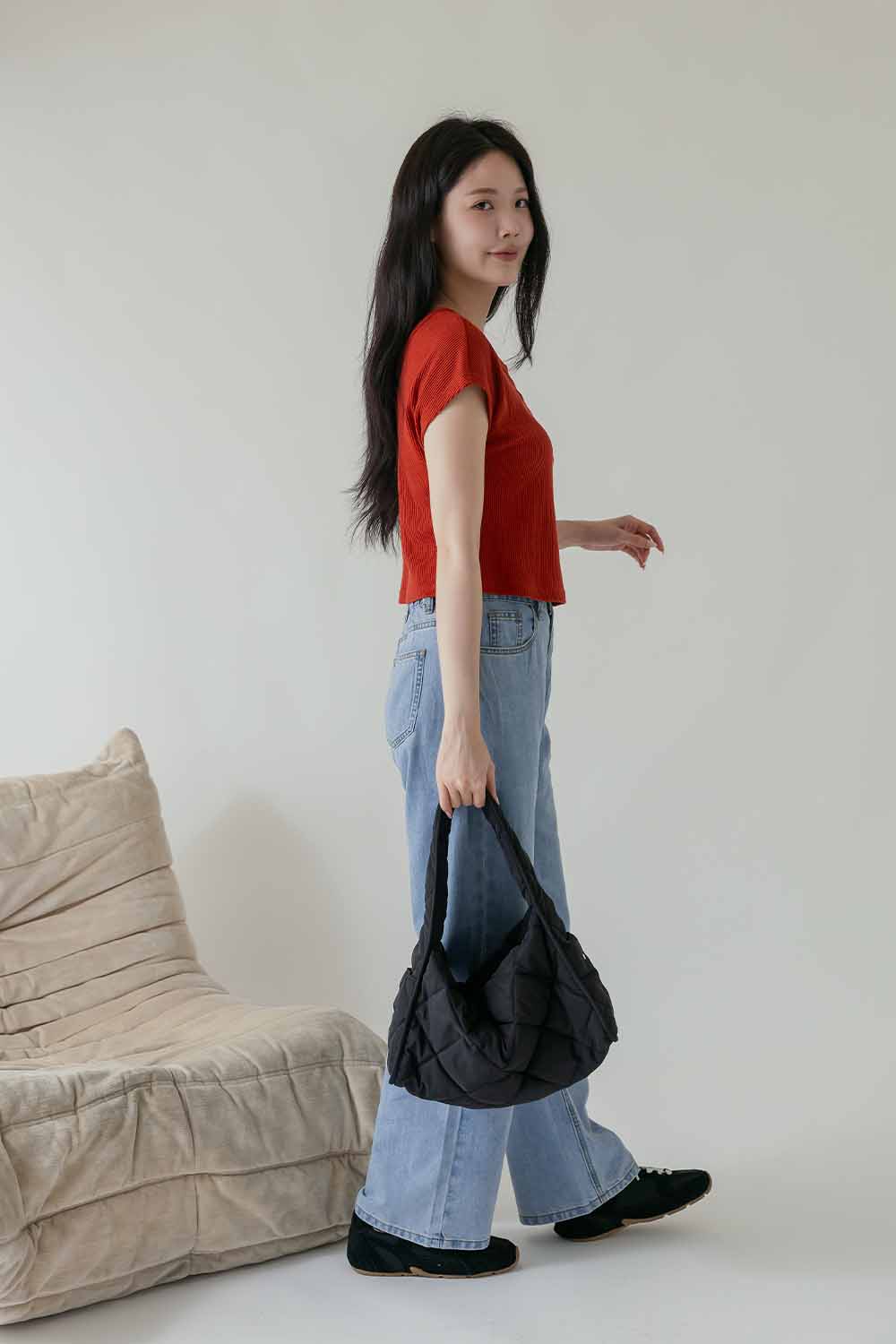 HEALER Made 裝進全世界 絎縫鋪棉肩背包