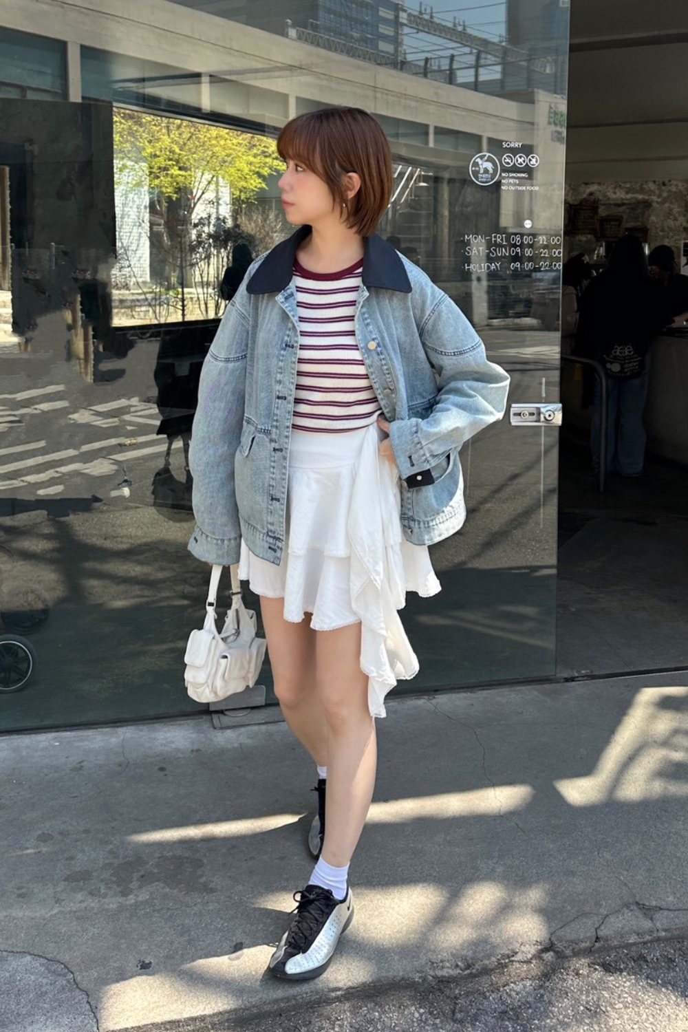 白日夢 垂墜斜波浪短裙