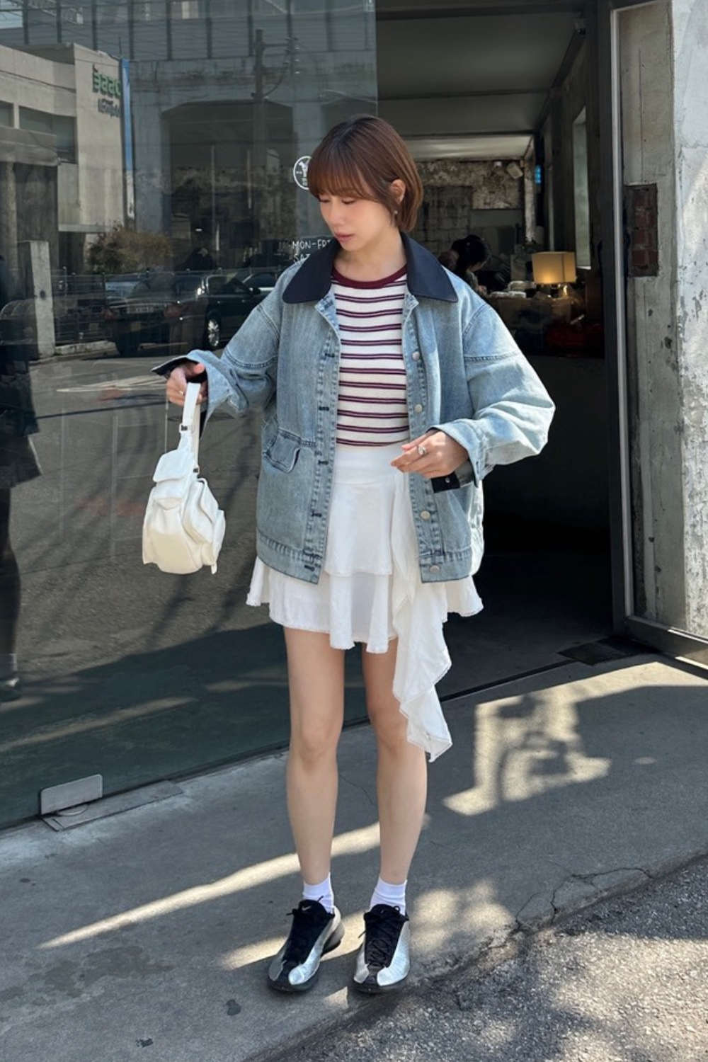 白日夢 垂墜斜波浪短裙