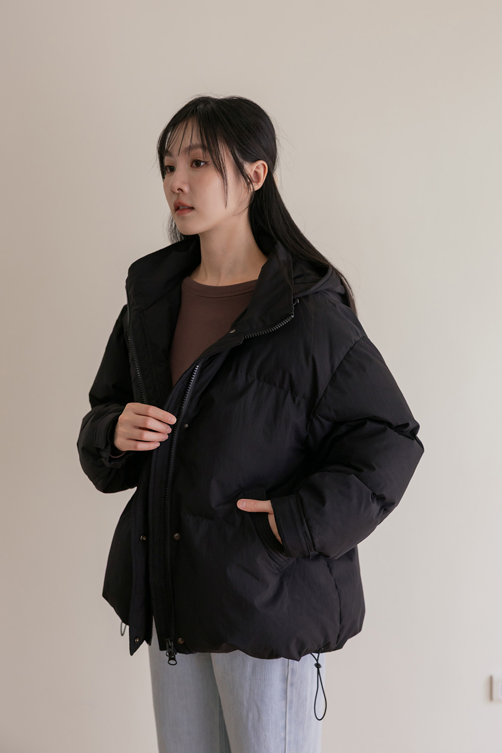 HEALER Made 冰河外套 連帽可拆式中長版羽絨棉外套